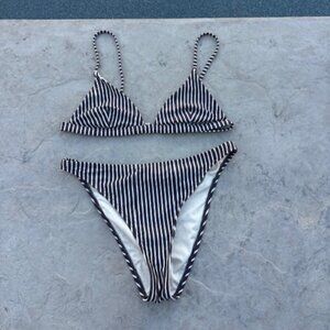 PEONY Fine Hi Line Bikini in Praline - M(6)